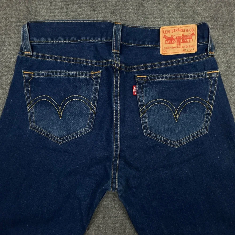 VTG Levi's Type 1 Real Loose Jeans Mens 36x32 Blue Baggy Wide Leg Y2K Streetwear